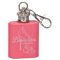 Stainless Steel Flask Kay Chain, Matte Pink, 1 oz